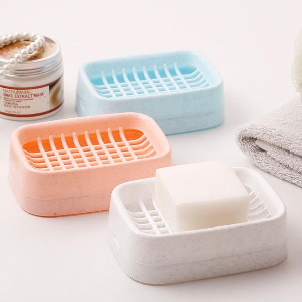 

creative bathroom with lid double drain soap dish bathroom simple handmade soap holder box tray