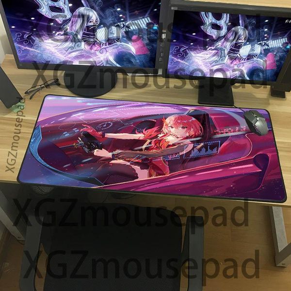 

mouse pads & wrist rests xgz large size pad, anime pattern, cool girl desk multi-size choice, durable keyboard pad