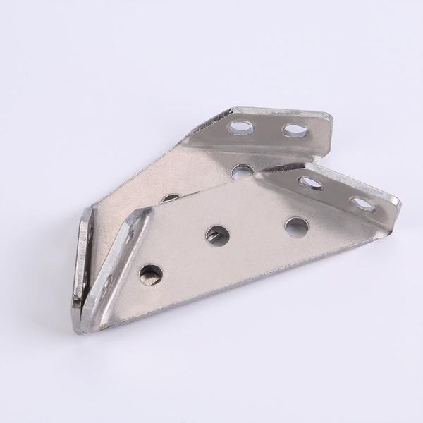 

furniture accessories thicken stainless steel triangle corner connector deskfixed holder l-shaped wall/hanging cabinet bracket 10pcs/lot