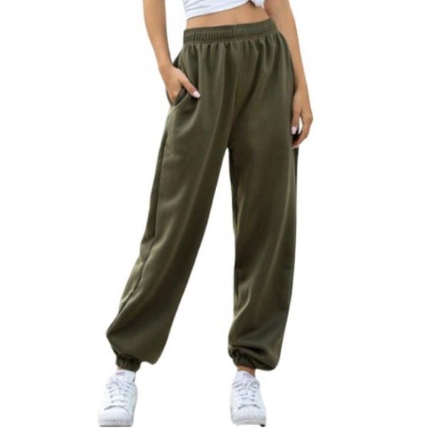 

running pants sweatpants women baggy gray sports solid color wide leg oversized streetwear high waisted trousers casual, Black;blue