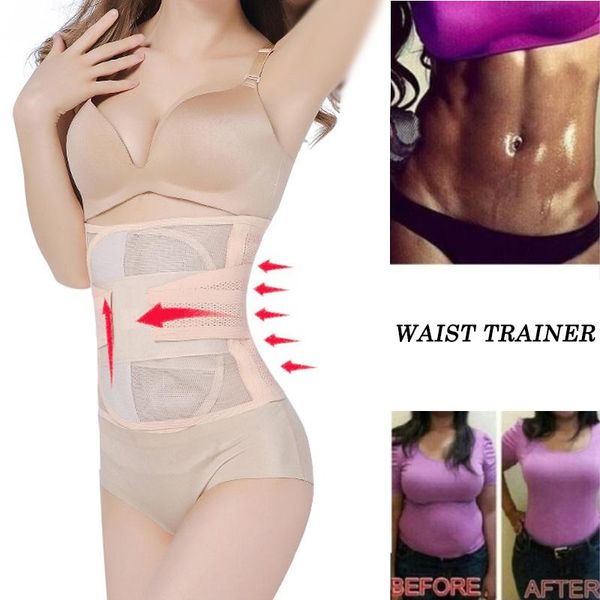 

women's shapers women steel boned waist trainer belly shaping trimmer belt body shaper tummy sweat shapewear slimming corset, Black;white