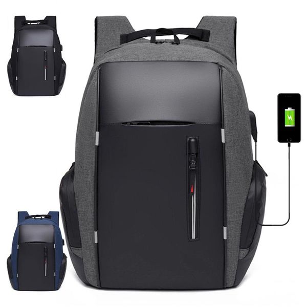 

backpack 15.6 inch notebook usb charging men computer school bags large capacity business backpacks anti theft lapbag