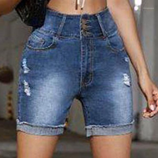 

fashion high waist womens cowboy shorts pocket hole design female beach holiday slim casual sweatpants woman#4, White;black