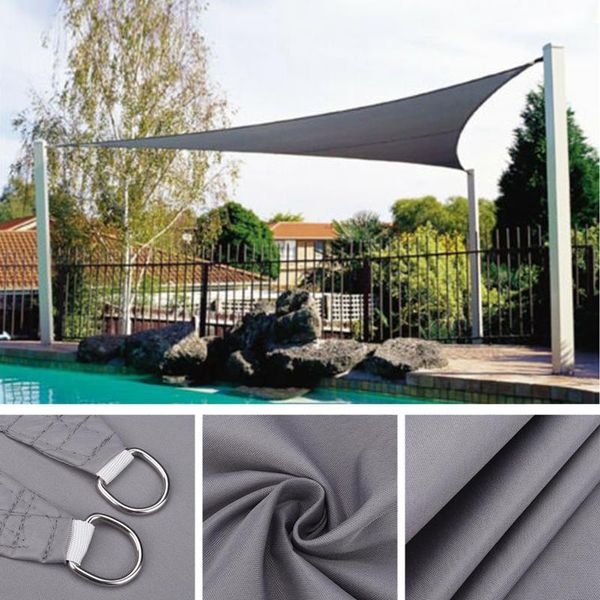 

shade waterproof large sail square rectangle garden terrace canopy swimming sun outdoor camping yard awnings