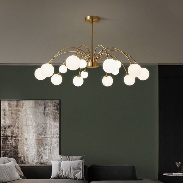 

mordern led lustre nordic art design branch hanging lamp to dining room cooks gold house luminaire decoration v3r9