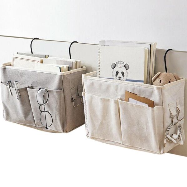 

bed holder organizer container bedside caddy hanging storage bag pocket holder
