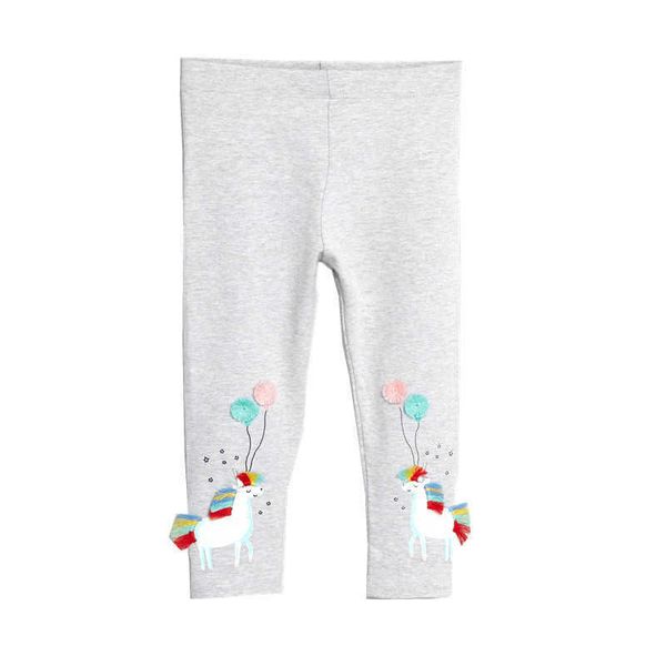 Springen Meter Baby Mädchen Einhorn Cartoon Leggings Hosen Kinder Frühling Herbst Baumwolle Kleidung gedruckt Einhörner Mode 210529