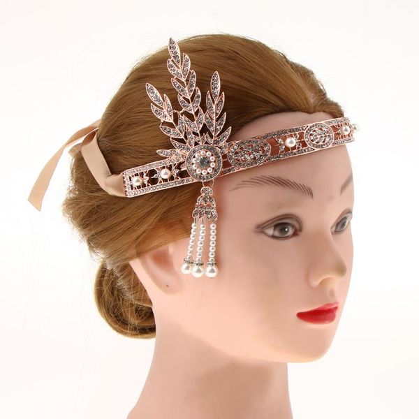 

hair accessories great headband 1920's theme ladies rhinestone flapper headpiece