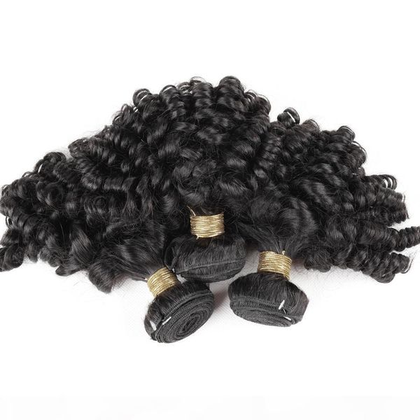 

8a unprocessed peruvian fummi hair extensions 8-30inch peruvian fummi hair 4 bundles natural color weft ing, Black