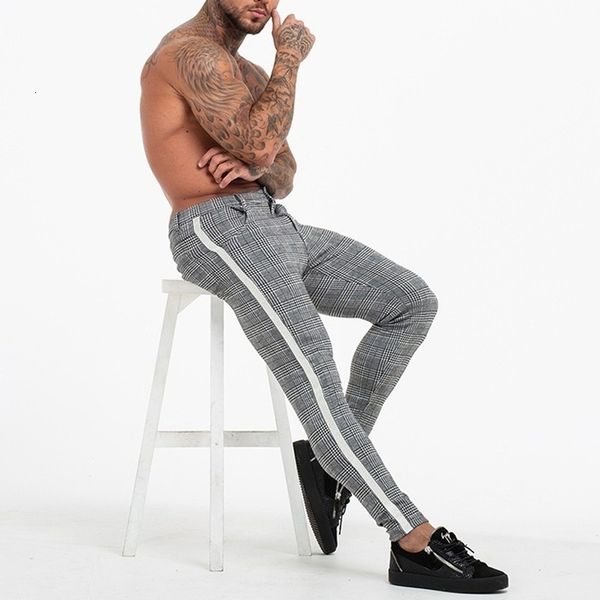 

lim fashion men fit formula strip casual long formal business guides broek, Black