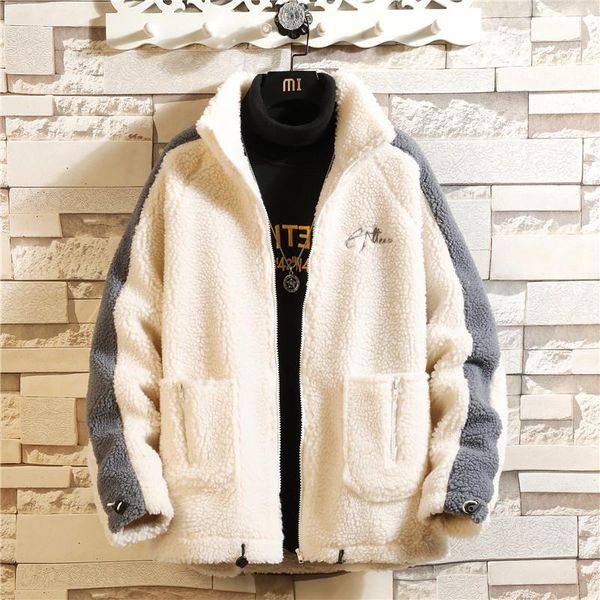 

men's wool & blends nice casual classic winter fashion brand clothes fleece thick warm woolen overcoat blend men coat, Black