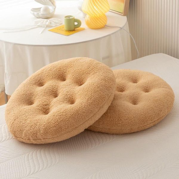 

cushion/decorative pillow winter lamb plush thick soft velvet chair solid color office sedentary floor seat bucushion decorative pillows for