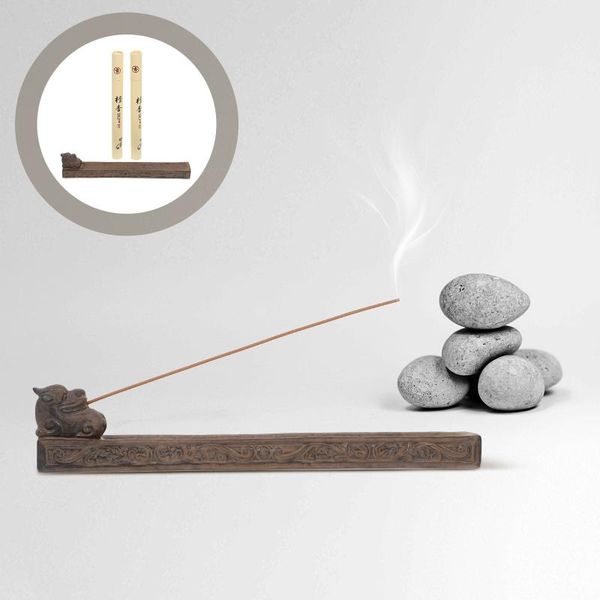 

fragrance lamps 1pc universal incense burner decorative holder (brown)