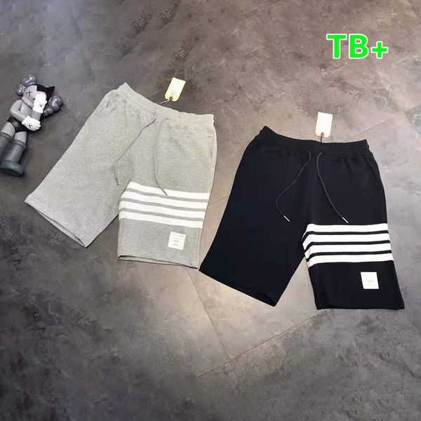 

21 high version summer new lovers yarn dyed classic tb leisure sports loose pants shorts, White;black