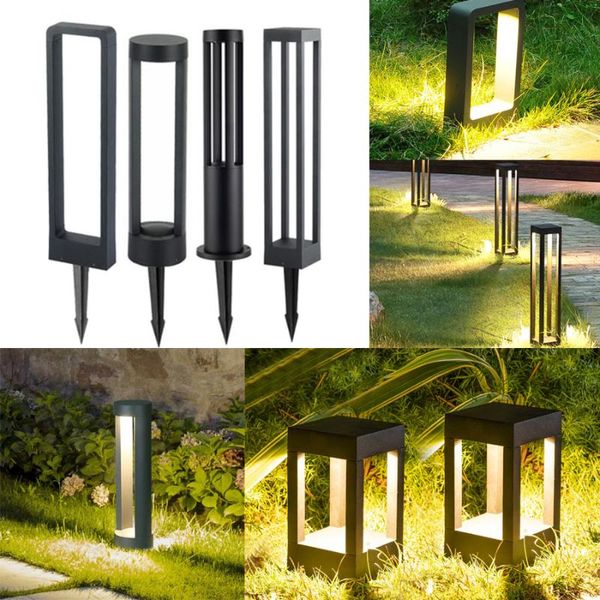 

lawn lamps 60cm led ground insert lamp modern aluminum waterproof outdoor garden pillar light villa patio pathway stand bollard lights