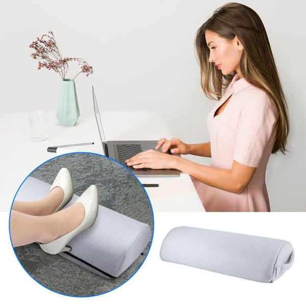 

ergonomic feet cushion support foot rest under desk feet stool foam pillow for home office work relax chair travel cushion