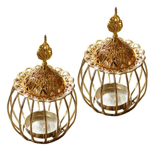 

2pcs room decorative candle stand middle east ornament luxury incense burner