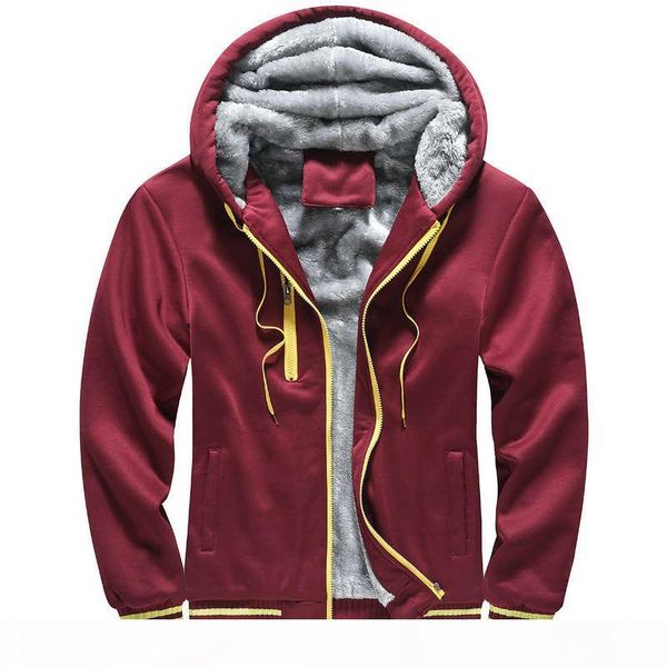 

2020 new winter splicing thickened hooded men's sweater for teenagers, Black