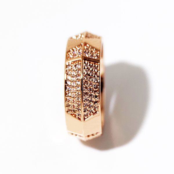 

eternal love wedding ring for women rose gold stainless steel zircon promises couple charm iced out rings womens design classic dainty delic, Slivery;golden