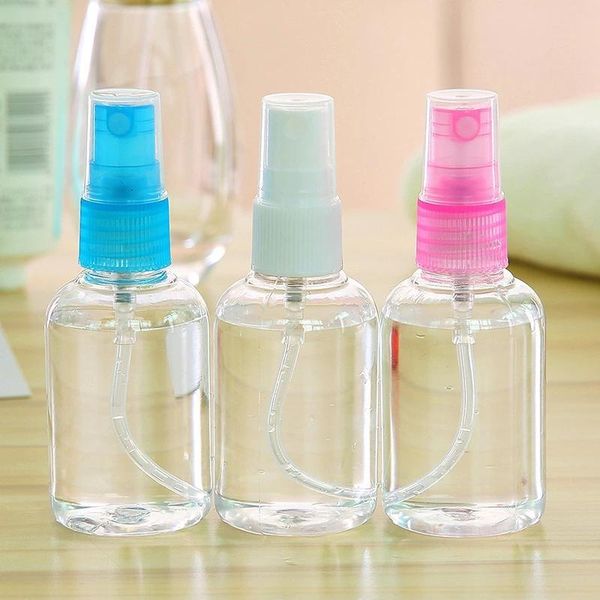 

storage bottles & jars 3pcs/set 30ml 50ml 100ml portable refillable perfume bottle clear plastic spray empty scent pump container random col