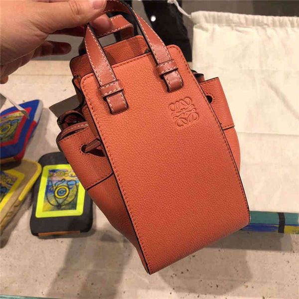 

handbag hookloewe / luo yiwei hammock mini drawstring portable one shoulder slant span bag bucketluggage tag