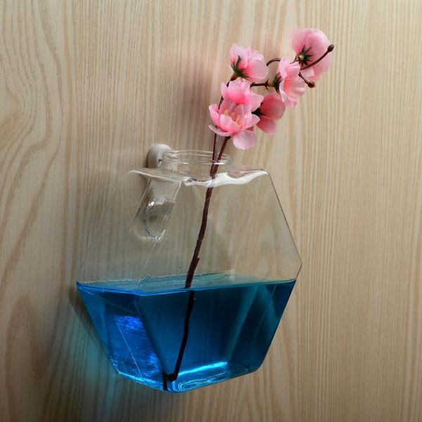 

vases 2021 hanging wall glass vase flower planter pot terrarium container home garden decor
