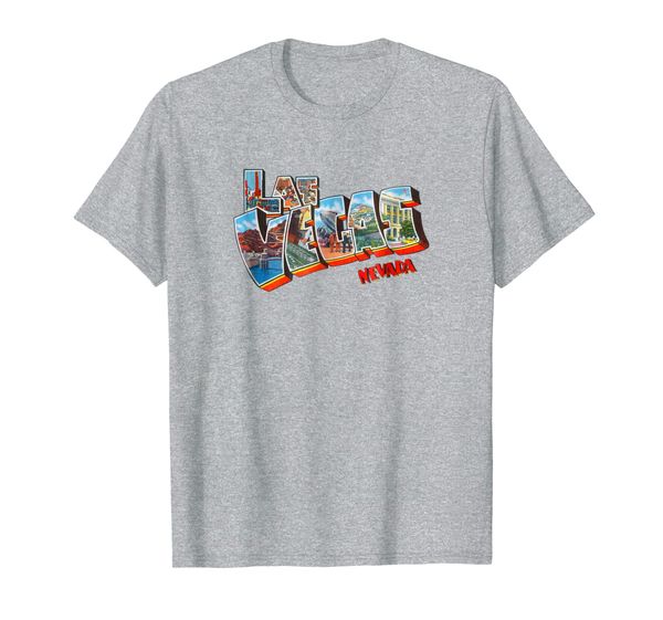 

las vegas nevada nv vintage retro souvenir t shirt, White;black