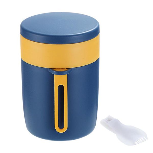 

water bottles high capacity stainless steel gift car camping vacuum insulated with spoon leak proof container home office desk food flask