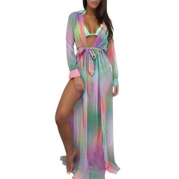 

women's swimwear beach long skirt wrap dress sarong kimono kaftan ladies summer sleeve bikini blouse lace swimsuit, White;black