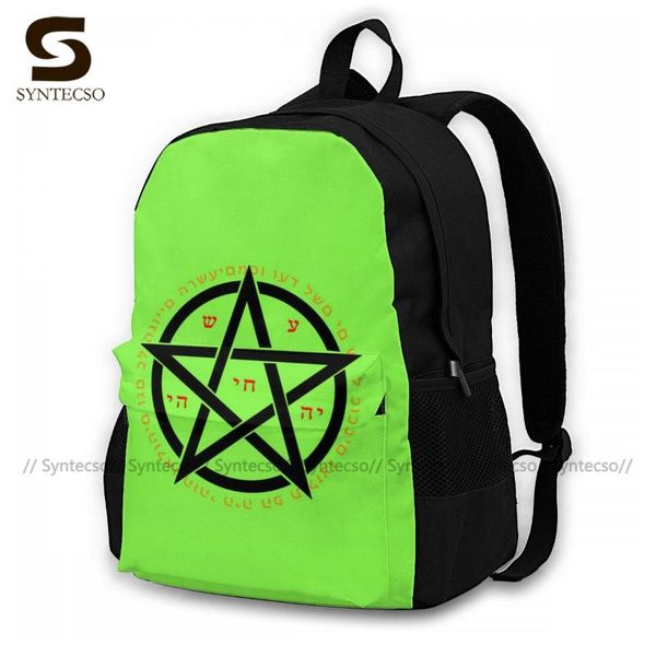 

pentagram backpacks big cool polyester backpack back to school bags