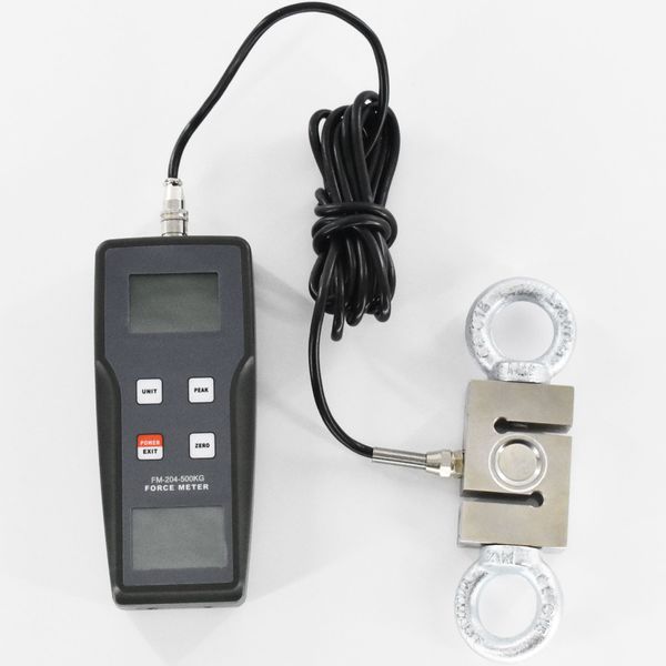 FM-204-500K Digital Force Gauge 4900N Push Force e Pull Force Tester N, KG, LB