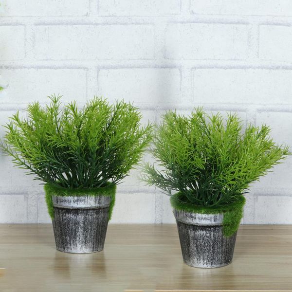 

artificial bonsai faux plant fake plant with pots for home office window table decorations - patrinia