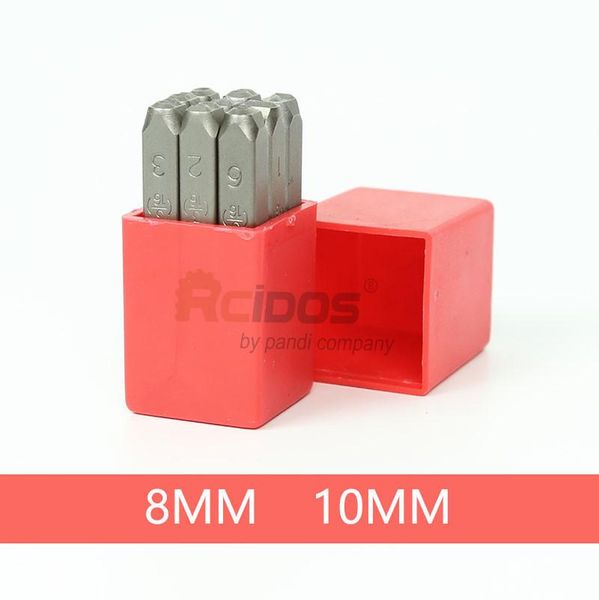 

craft tools 8/10mm numbers stanard font steel punch stamps,numbers(0-9) 9pcs/box