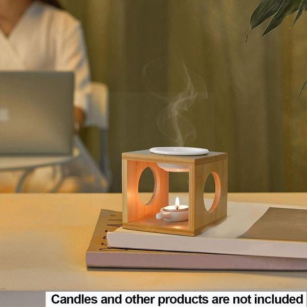 

candle holders 1 set household lamp holder ceramic bamboo aromatic incense oil ho a0x6