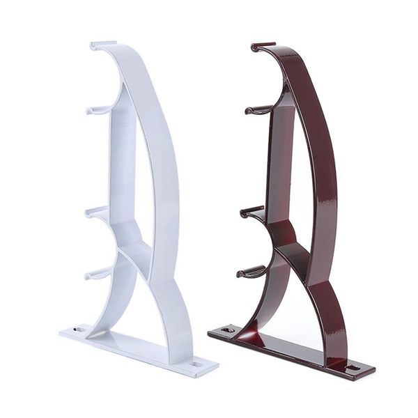 

other home decor 2pcs living room aluminum alloy curtain rod pole holder wall mounted bracket base decorative accessory
