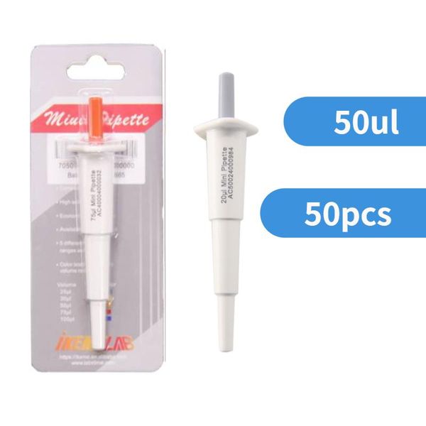 

lab supplies 50pcs ikeme mini 20ul pipette fixed