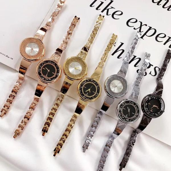 

wristwatches original fashion luxury girls watch stainless steel strap quartz slim ladies gift wholesale, Slivery;brown