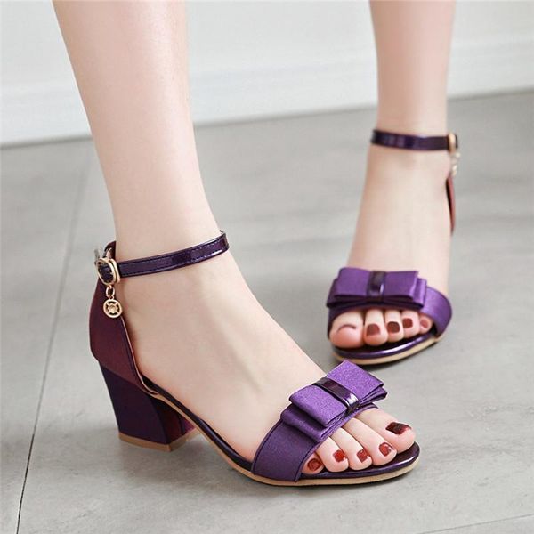 

sandals women ankle strap low-heeled summer gladiator shoes woman chunky heels for open toe party dress sandal, Black