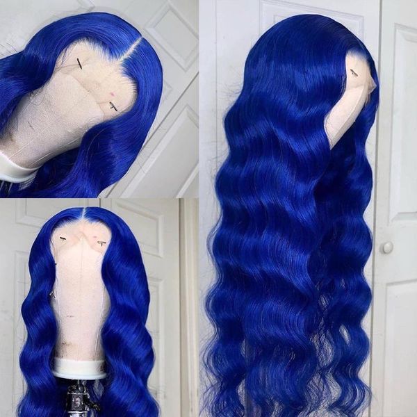 

lace wigs body wave color wig 150% t part human hair for black women brazilan remy with baby pre plucked bleached knots, Black;brown