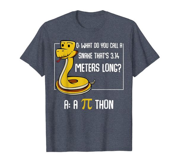 

funny math lover number pi thon snake calculating t-shirt, White;black