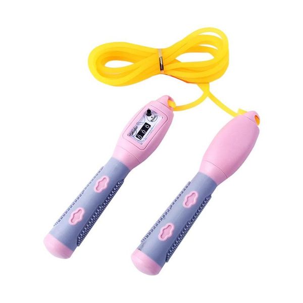 

jump ropes professional sponge rope with electronic counter 2.8m adjustable fast speed counting skipping wire workout equipments