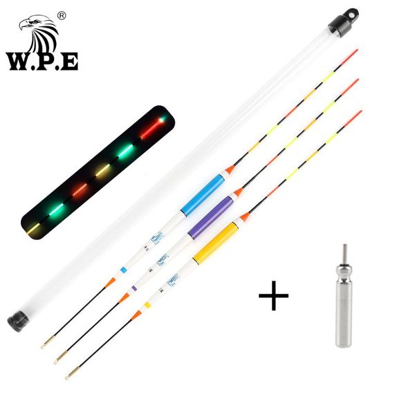

fishing accessories w.p.e 1pcs float 2g-4g 34-38cm electronic smart led night luminous fish bite buoy tackle