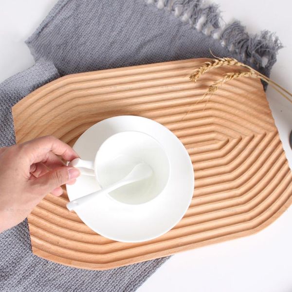 

mats & pads 1pc wooden bread board cake serving plate snack food pography prop