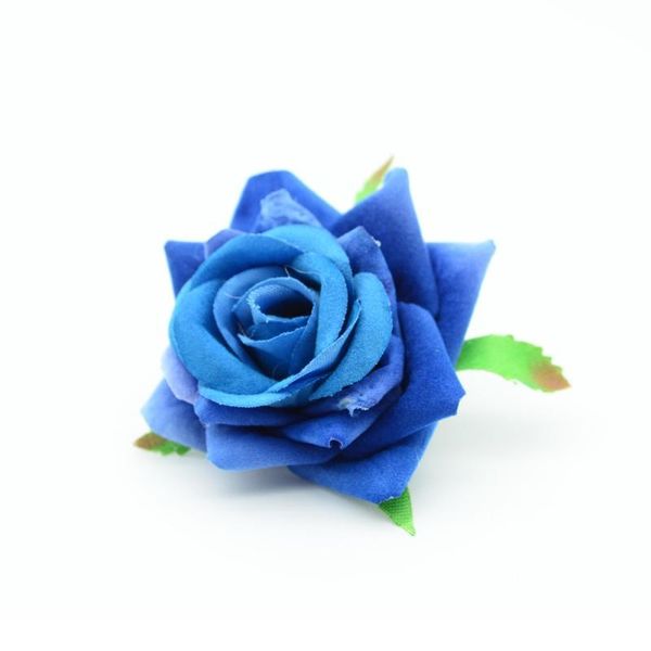 

2pcs artificial flowers for home wedding accessories decora christmas fake flower diy wreath gift box silk flan qylfsf