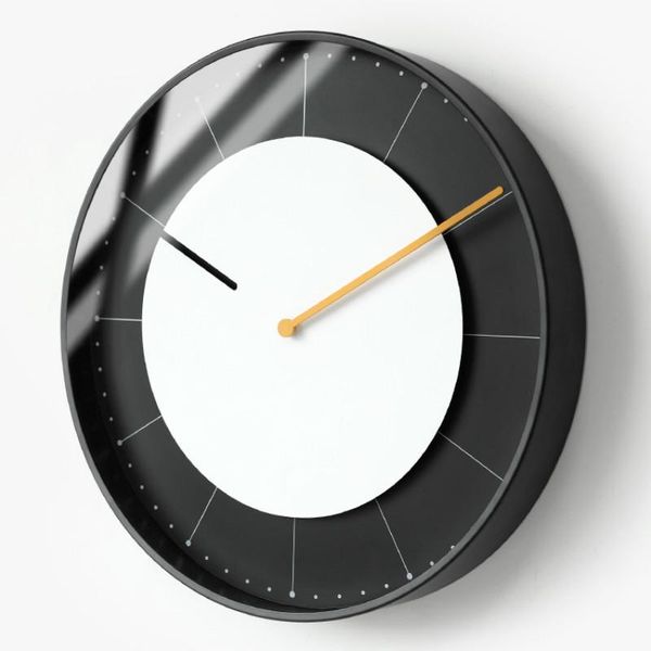 

wall clocks big clock metal living room mechanism creative art bedroom silent watches home decor zegar scienny gift fz524
