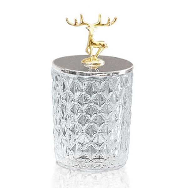 

glass storage jars with lid crystal candy storage tank decoration nordic sealed can kitchen container