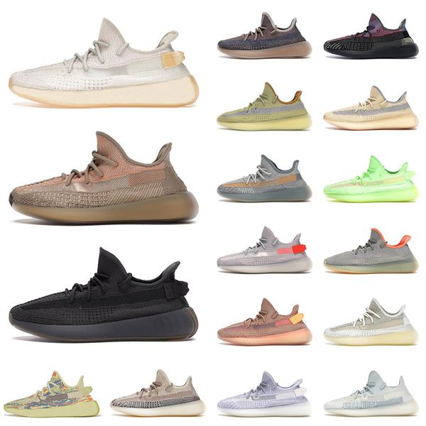 

fashion 2021 running shoes mens women sand taupe earth tail light static reflective carbon cloud white outdoor athletic sneakers 36-48, White;red