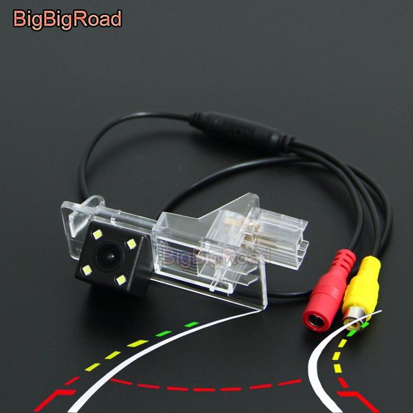 

car rear view cameras& parking sensors bigbigroad for lodgy / dacia samsung sm3 captur intelligent dynamic trajectory tracks ccd cam
