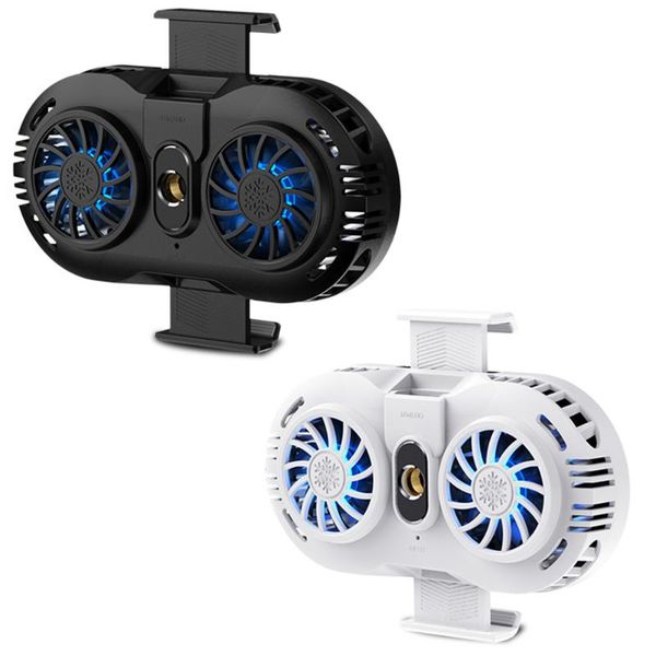 

fans & coolings dual fan radiator gaming mobile holder usb phone cooler universal cooling pad for portable supplies