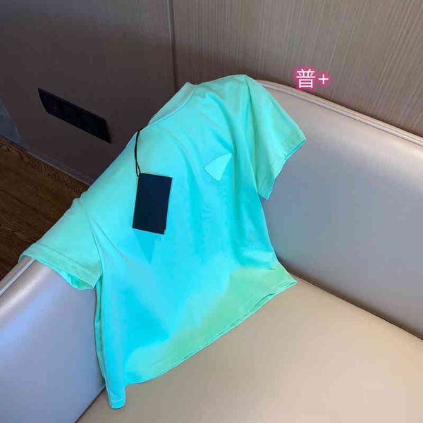 

2022 factory wholesale new 21 summer fashion + small label short sleeve super skin white fit